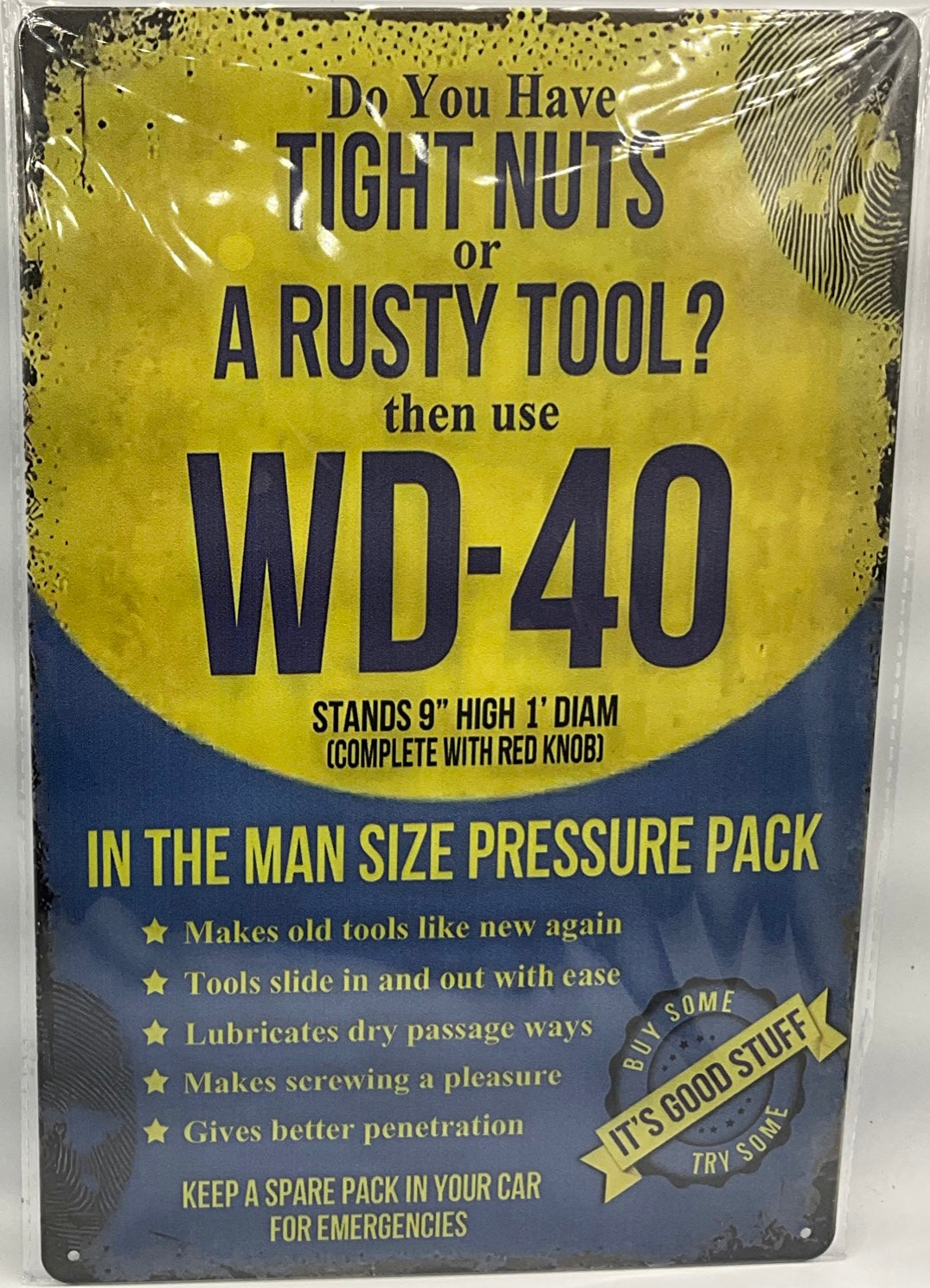 Metal sign