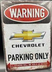 Metal sign
