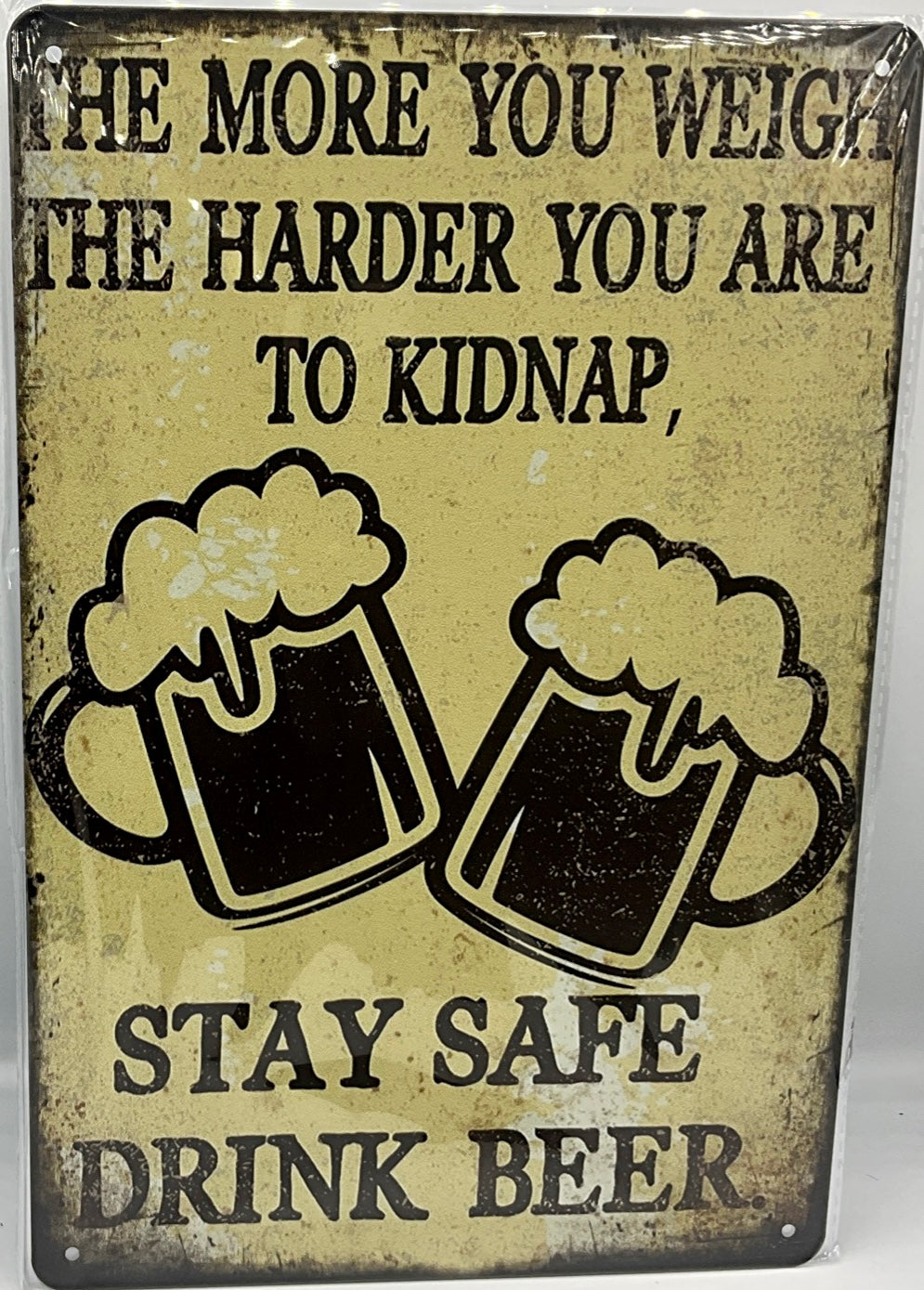Metal sign