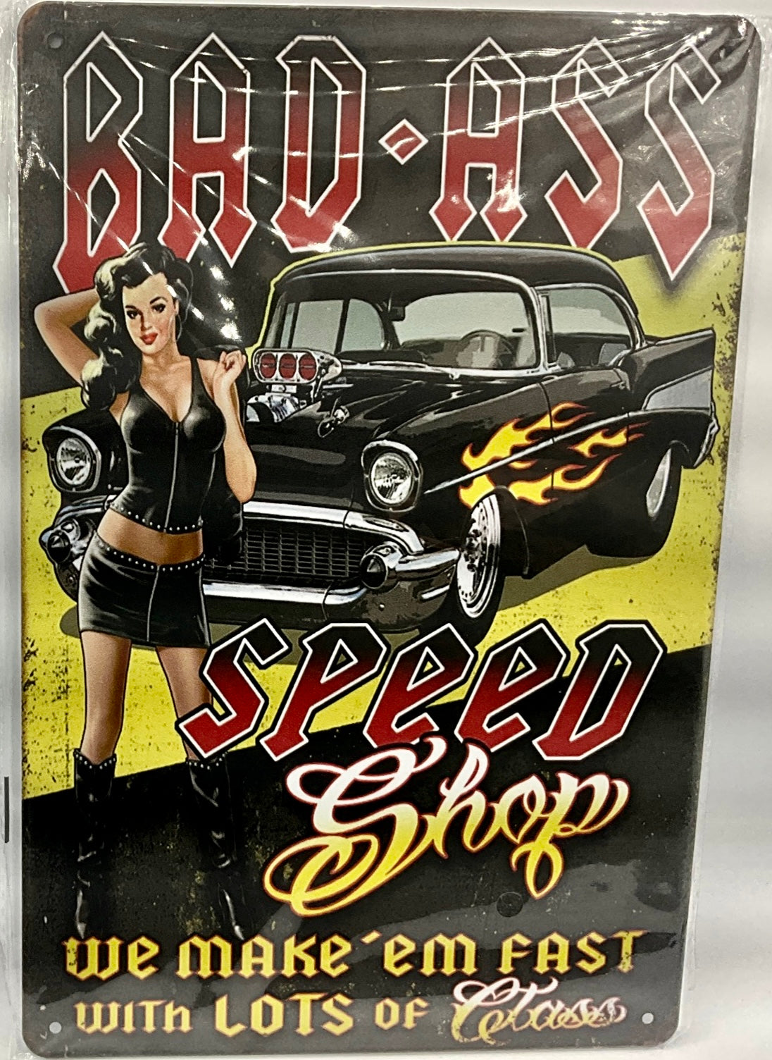 Metal sign