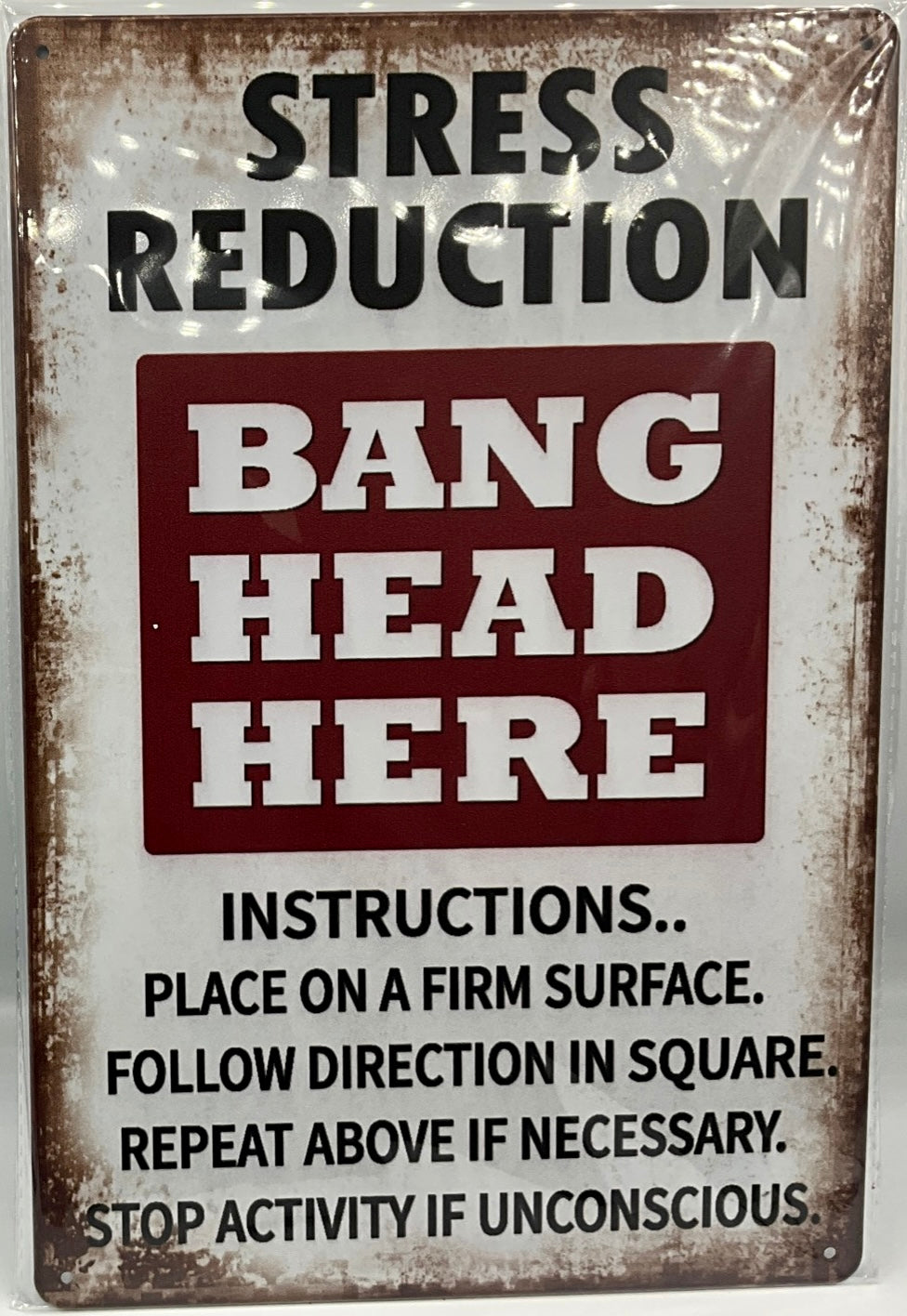 Metal sign