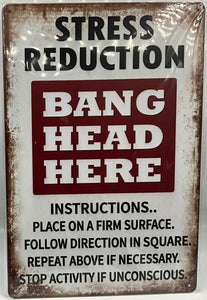 Metal sign