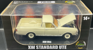 1:24 WHITE 1969 XW FORD FALCON UTE 6 CYLINDER