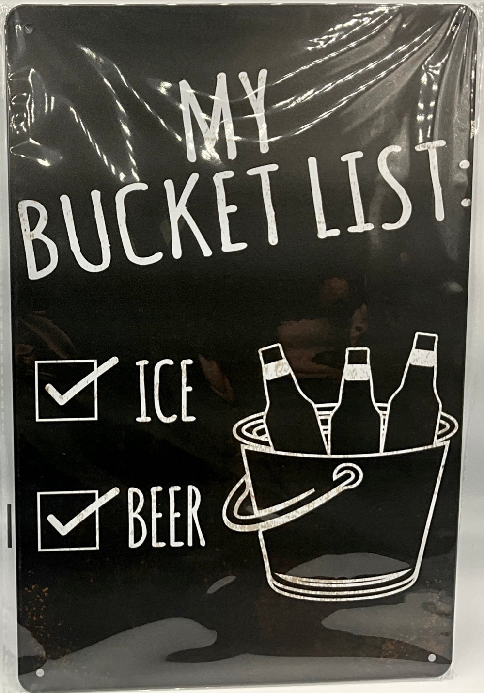 Metal sign