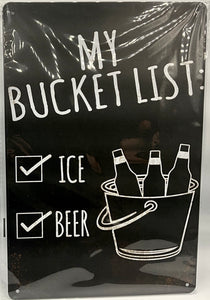 Metal sign