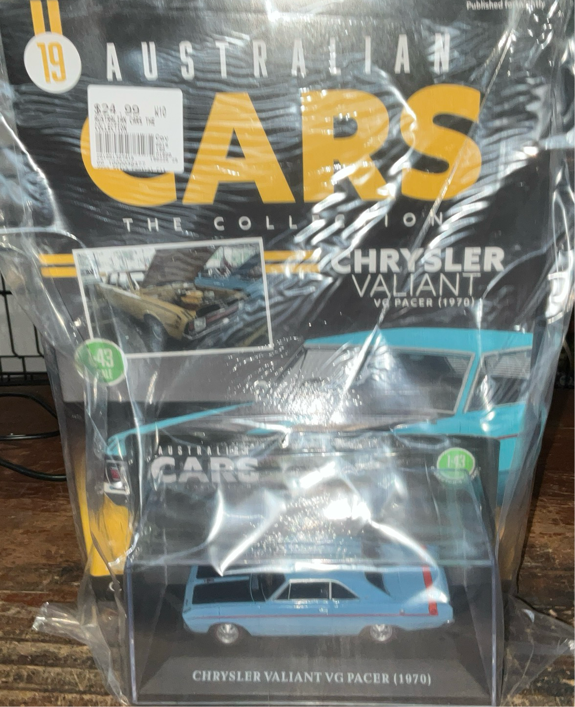AUSTRALIAN CARS THE COLLECTION NO 19 CHRYSLER VALIANT VG PACER 1970