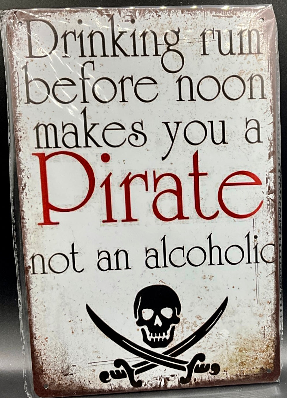 Metal sign