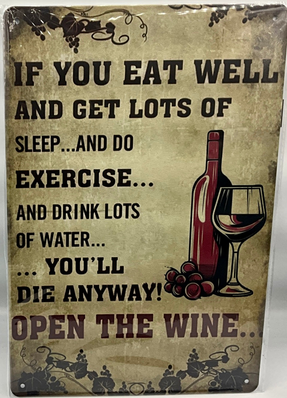Metal sign