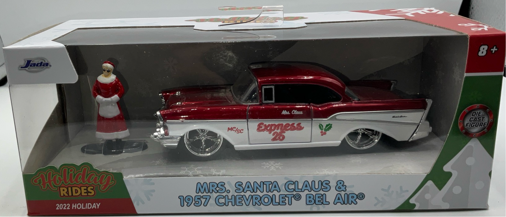 1:32 HOLIDAY RIDES XMAS 1957 CHEVROLET BEL AIR W/CLAUS