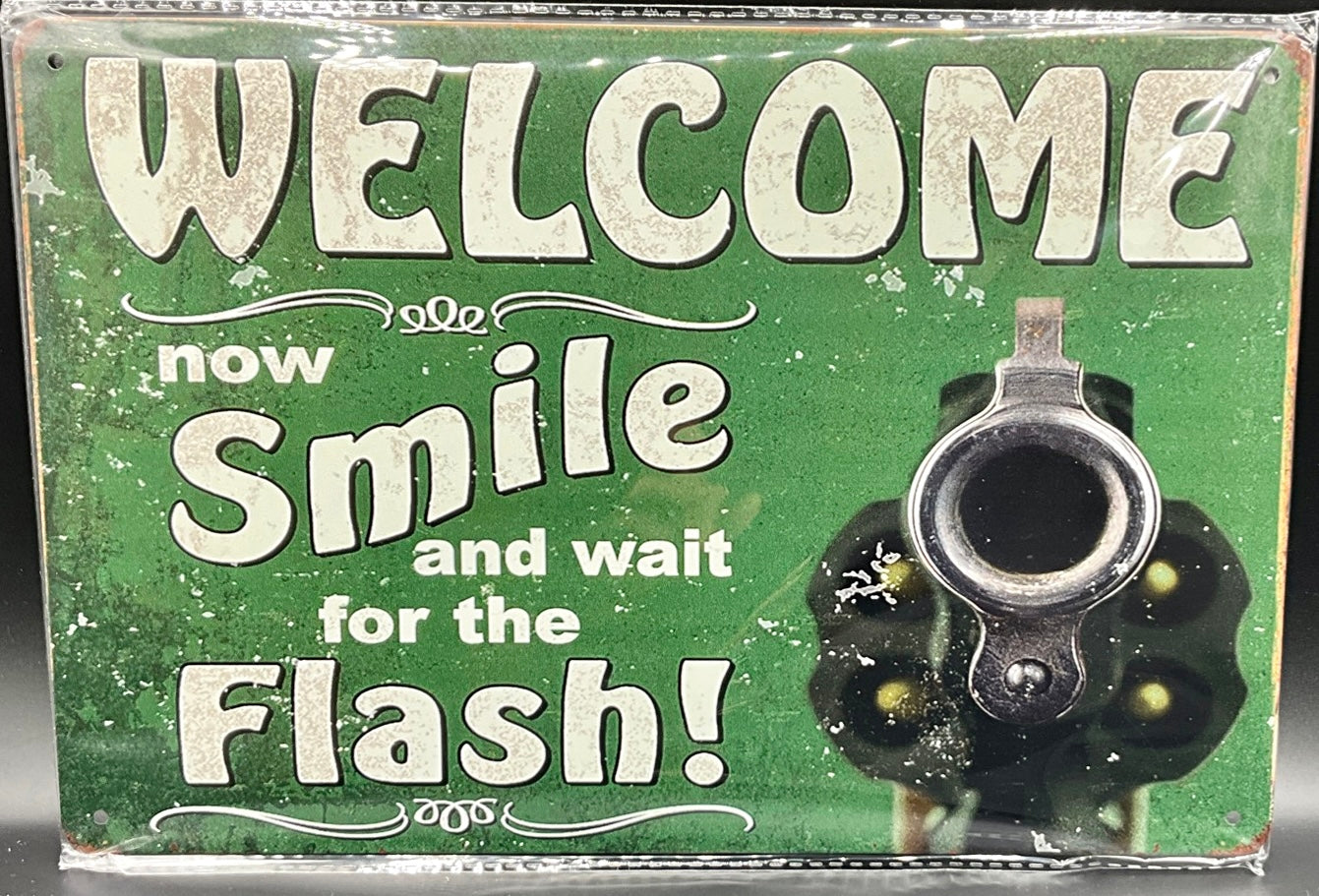 Metal sign