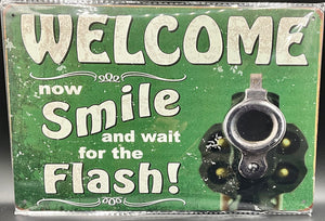 Metal sign
