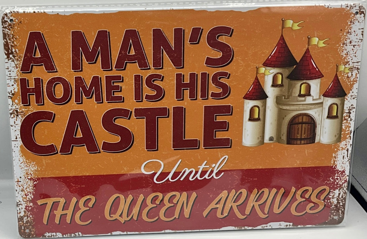 Metal sign