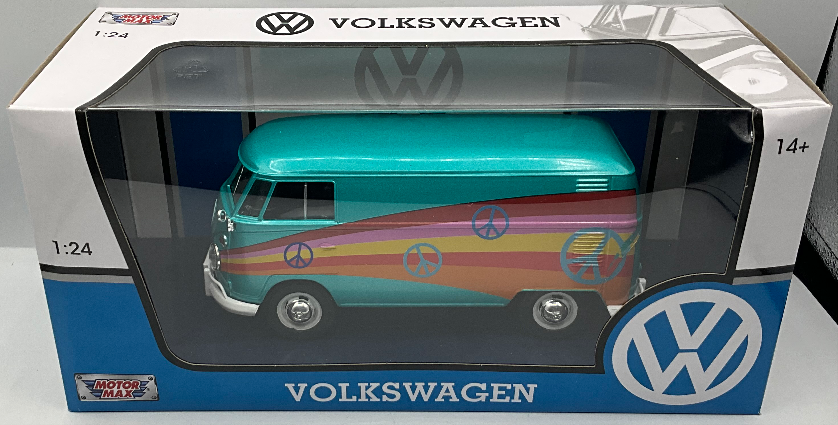1:24 PEACE VW TYPE 2 DELIVERY VAN
