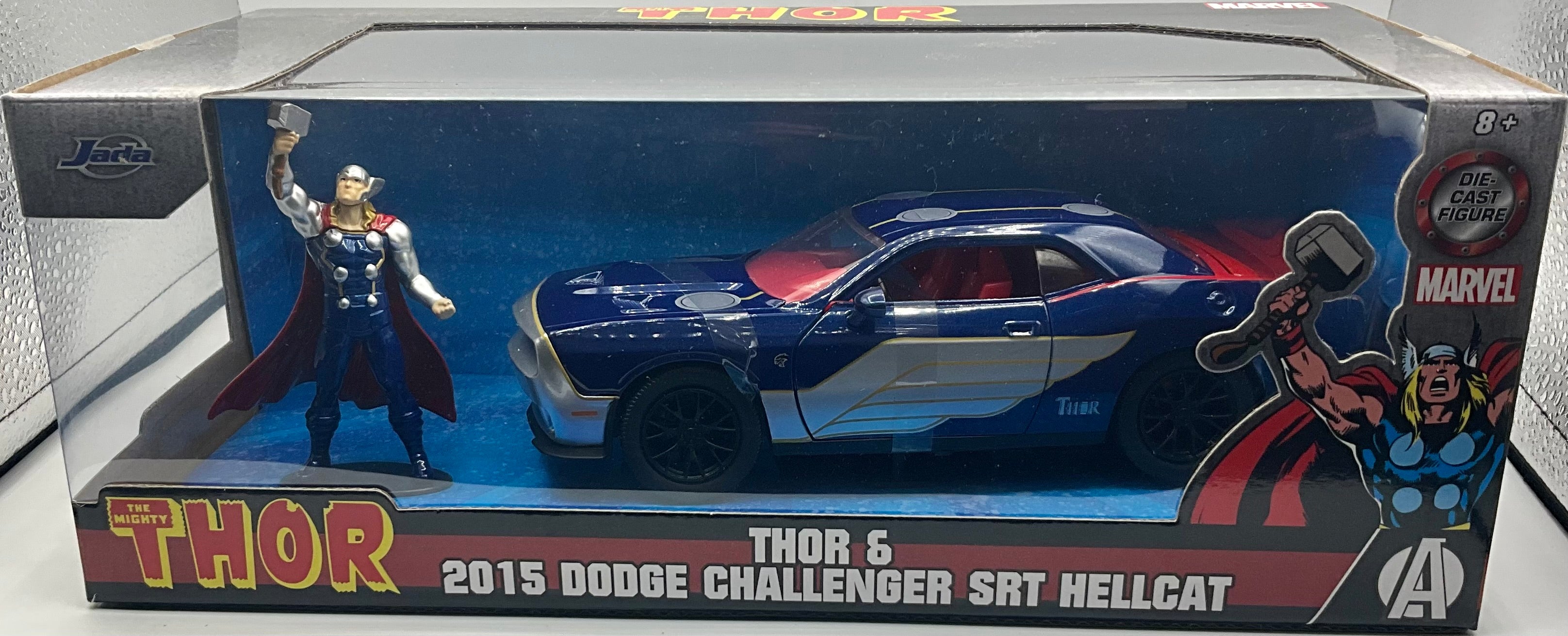 1:24 MARVEL 2015 DODGE SRT8 HELLCAT W/THOR