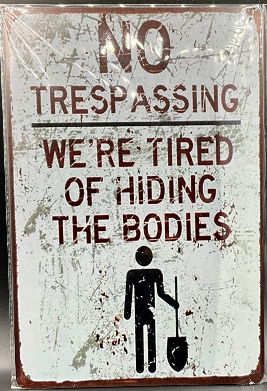 Metal sign