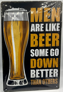 Metal sign