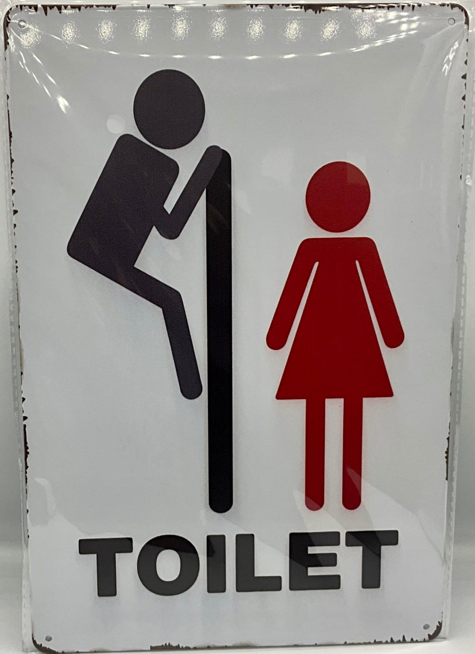 Metal sign