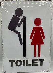 Metal sign