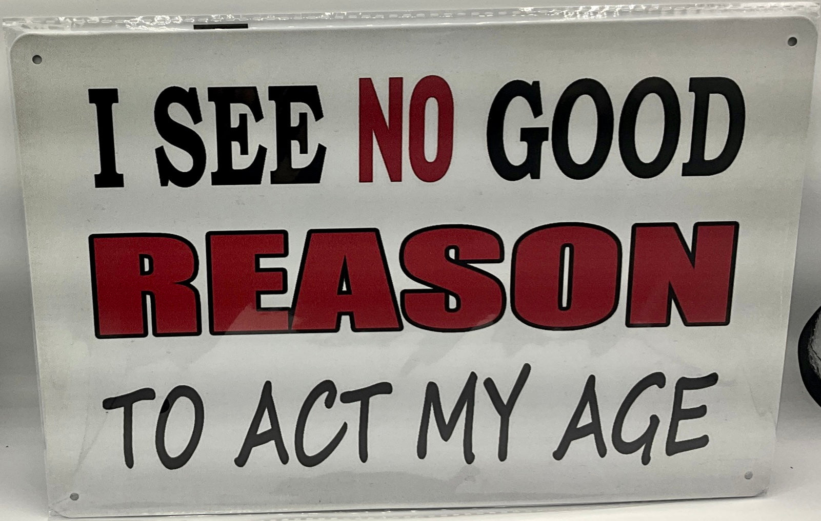 Metal sign