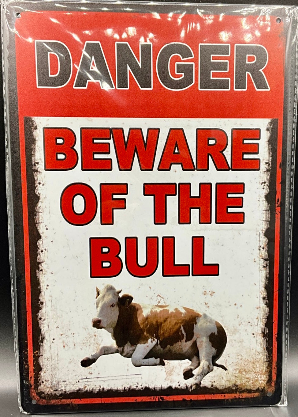 Metal sign
