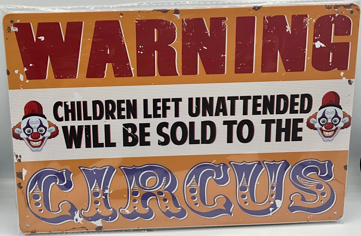 Metal sign