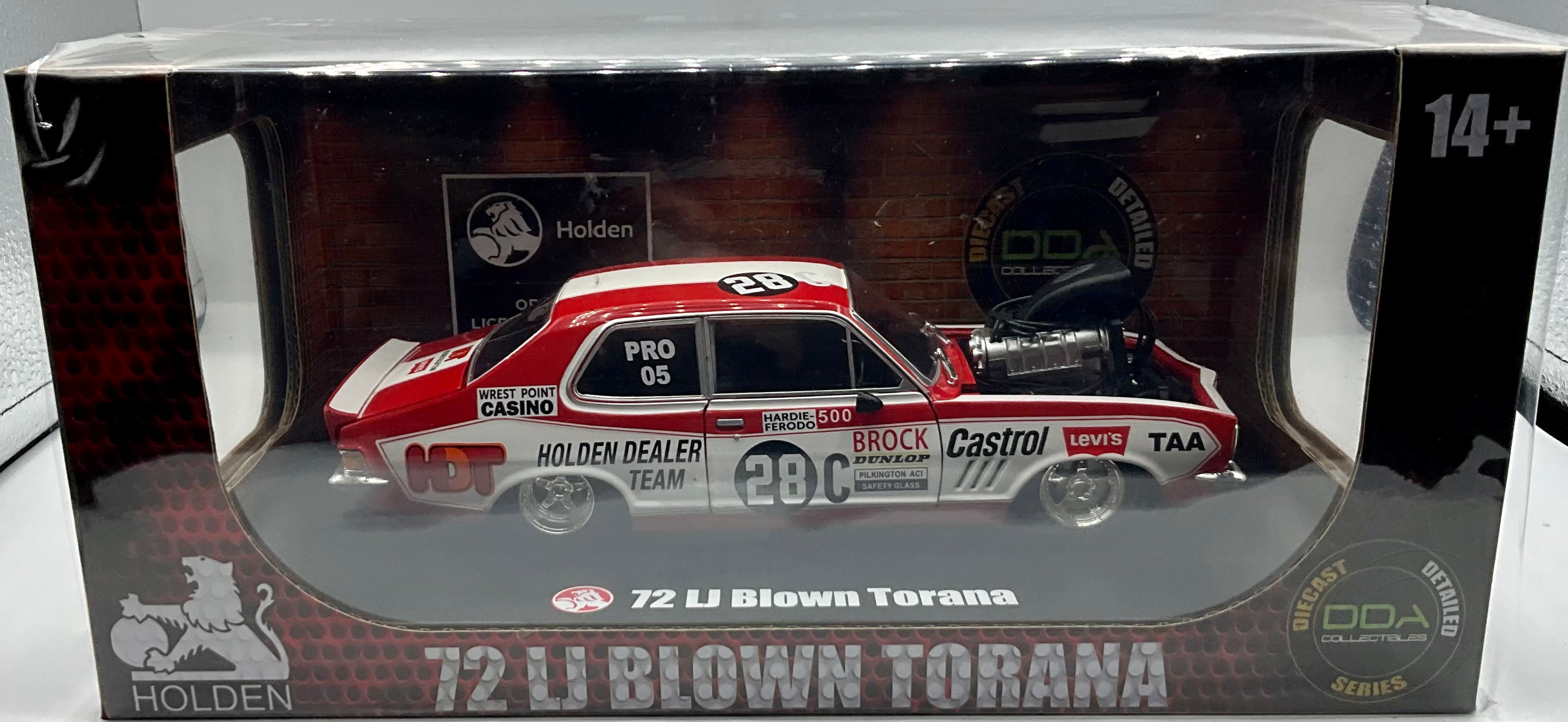 1:24 #28C LJ TORANA BROOK DRAG CAR