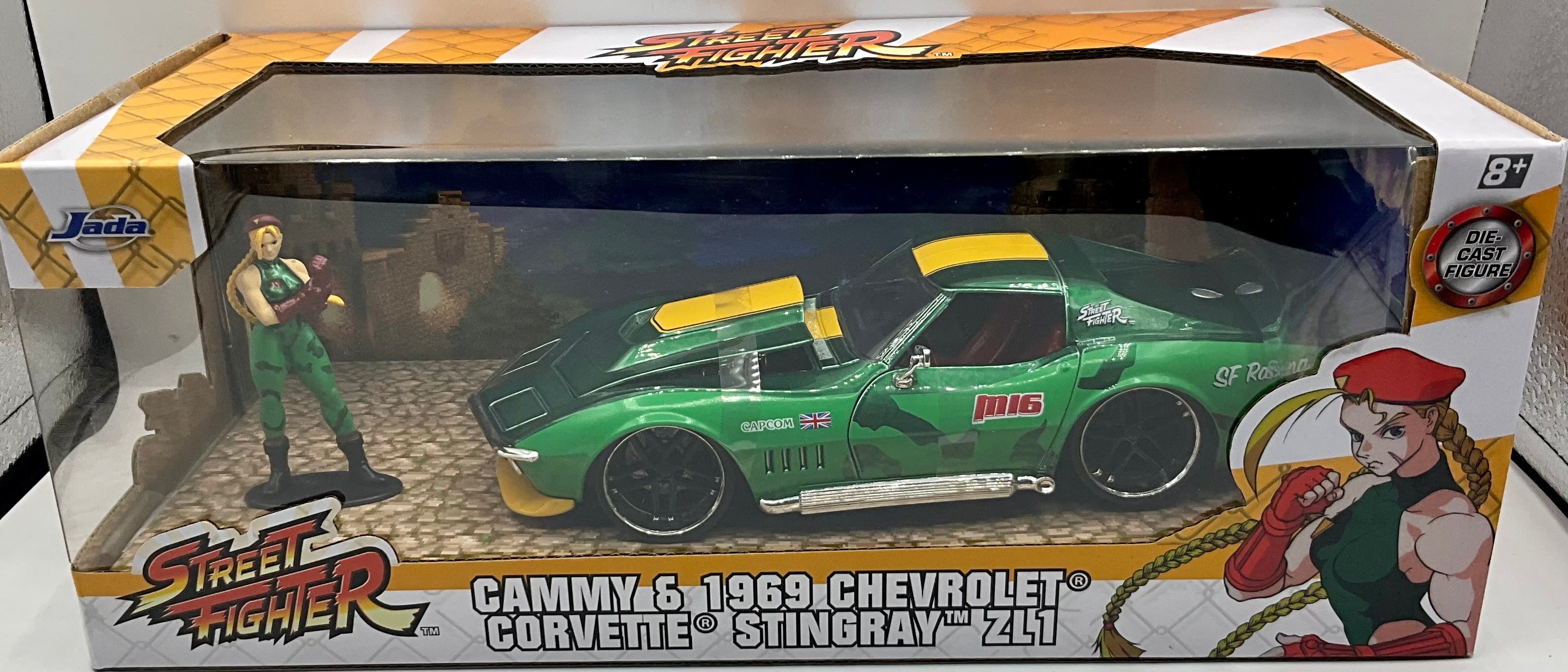 1:24 STREET FIGHTER 1969 CHEVY STINGRAY W/CAMMY