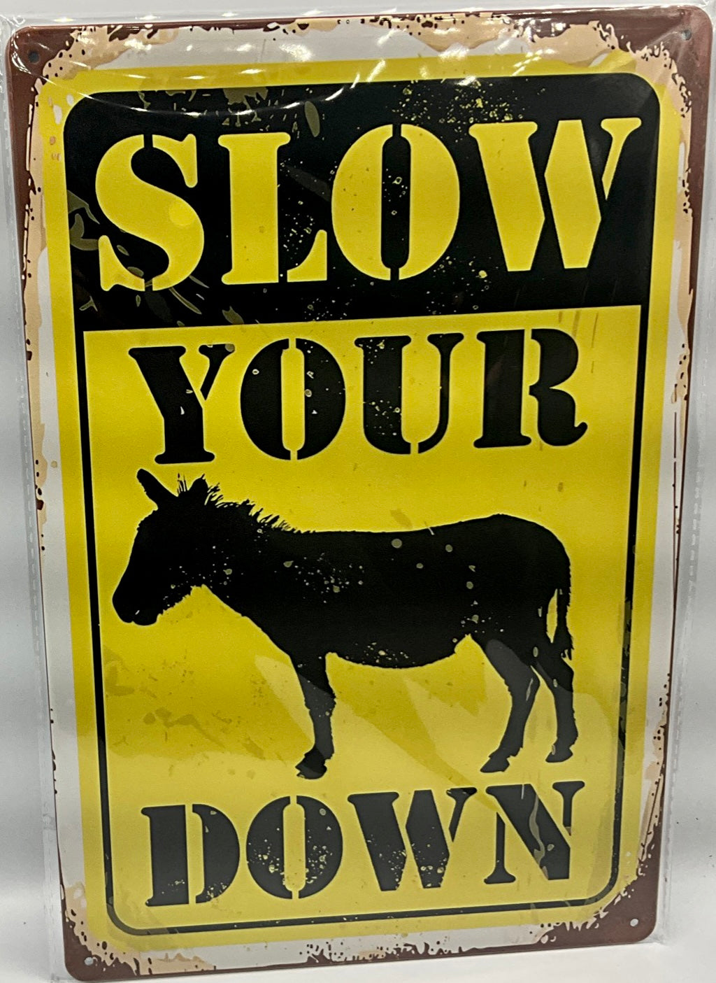 Metal sign