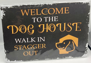 Metal sign