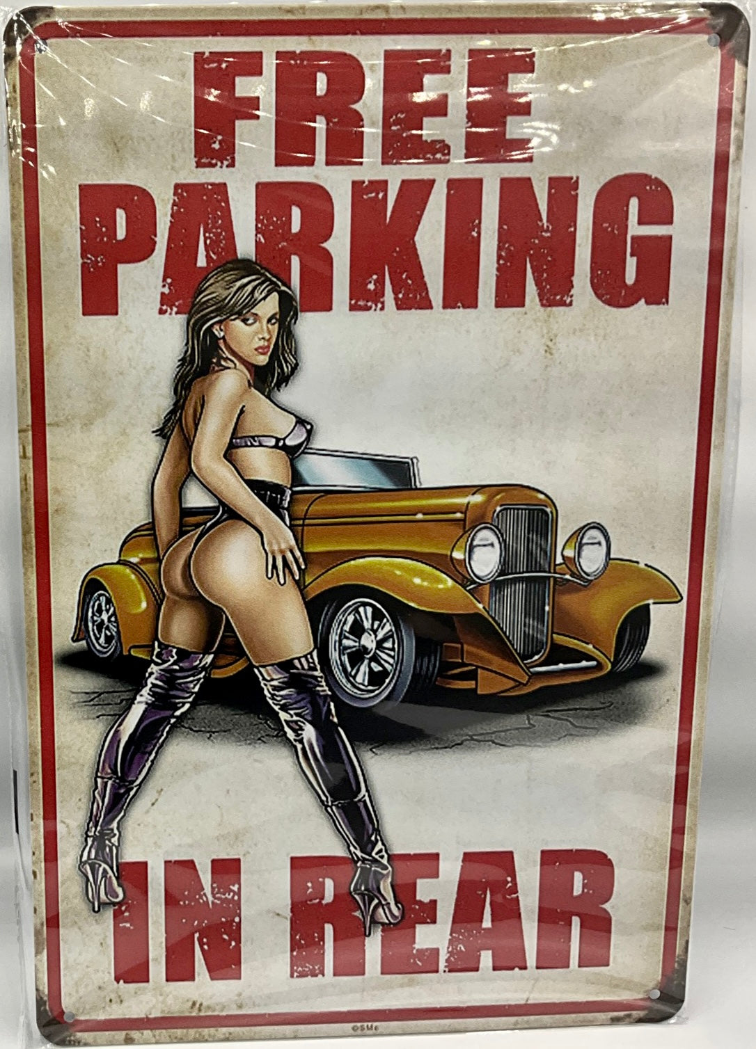 Metal sign