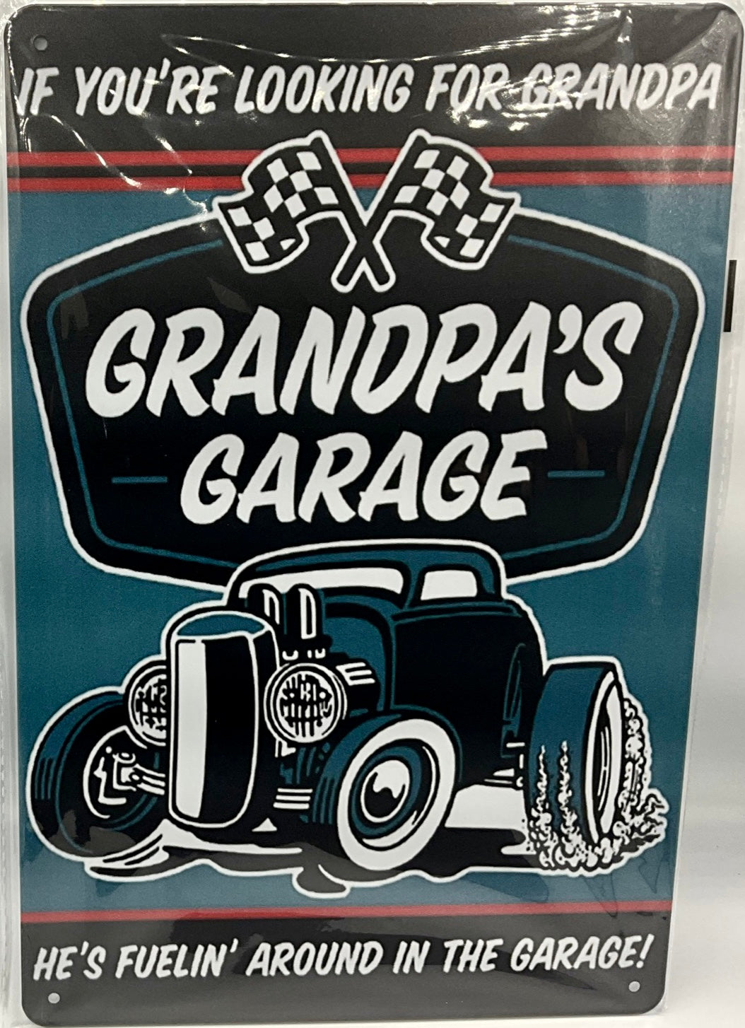 Metal sign