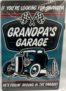 Metal sign