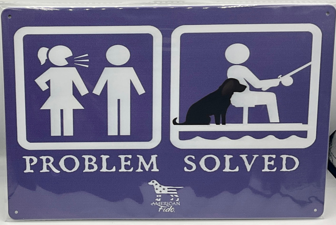 Metal sign