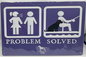 Metal sign