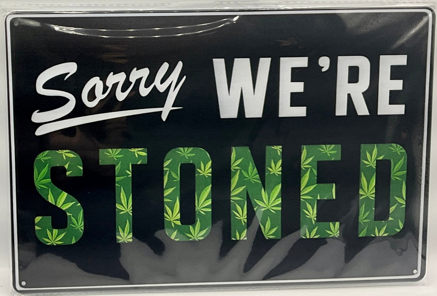 Metal sign