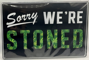 Metal sign