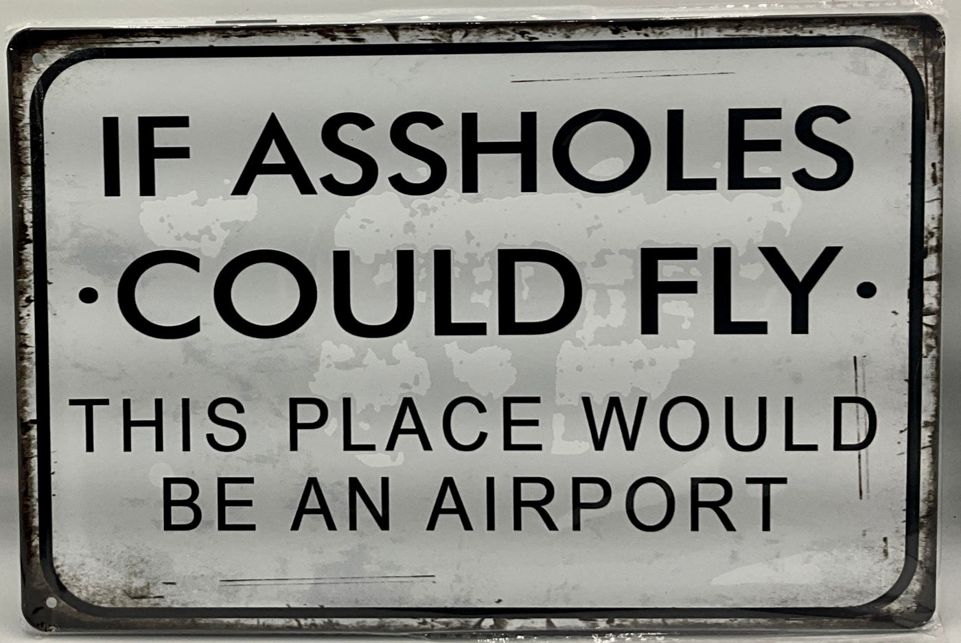 Metal sign