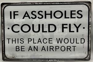 Metal sign