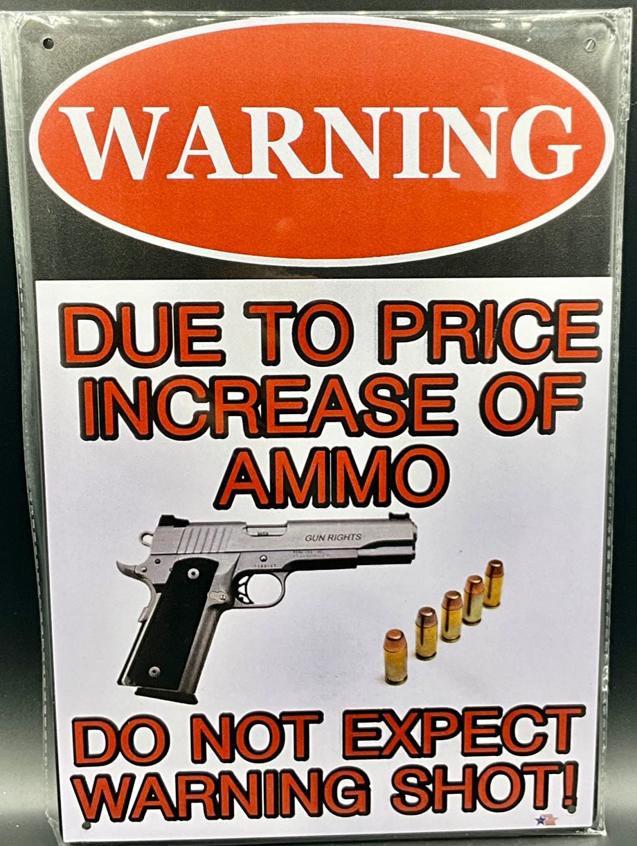 Metal sign