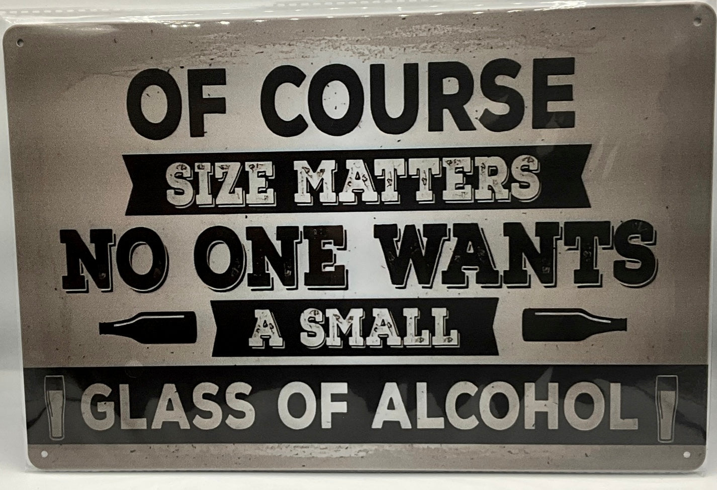 Metal sign