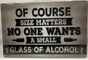 Metal sign