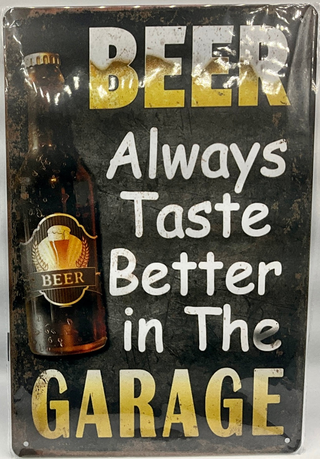 Metal sign