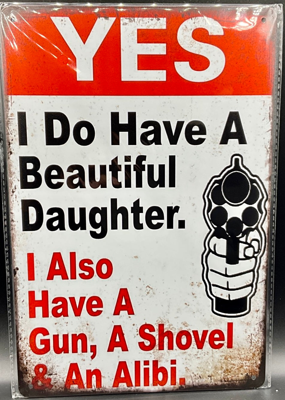Metal sign