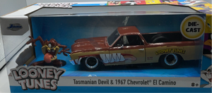 1:24 LOONEY TUNES CHEVY EL CAMINO W/TAS DEVIL