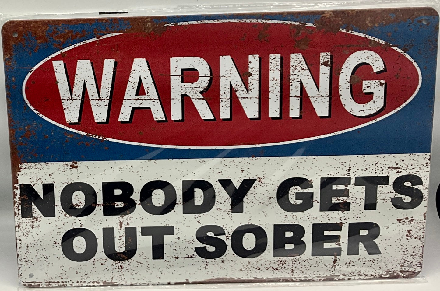 Metal sign