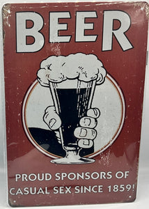 Metal sign
