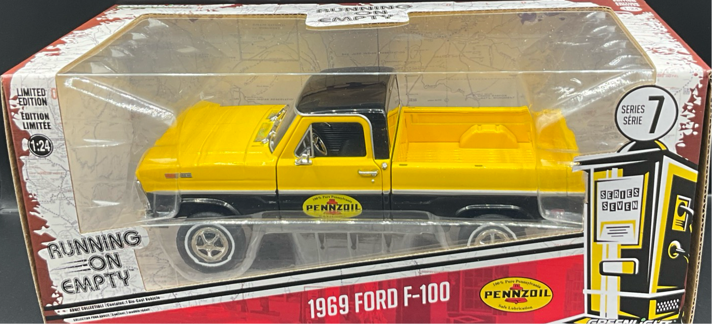 1:24 PENNZOIL 1969 FORD F100  RUNNING ON EMPTY