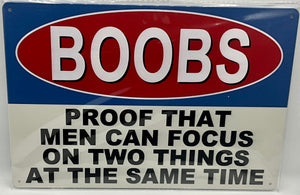 Metal sign