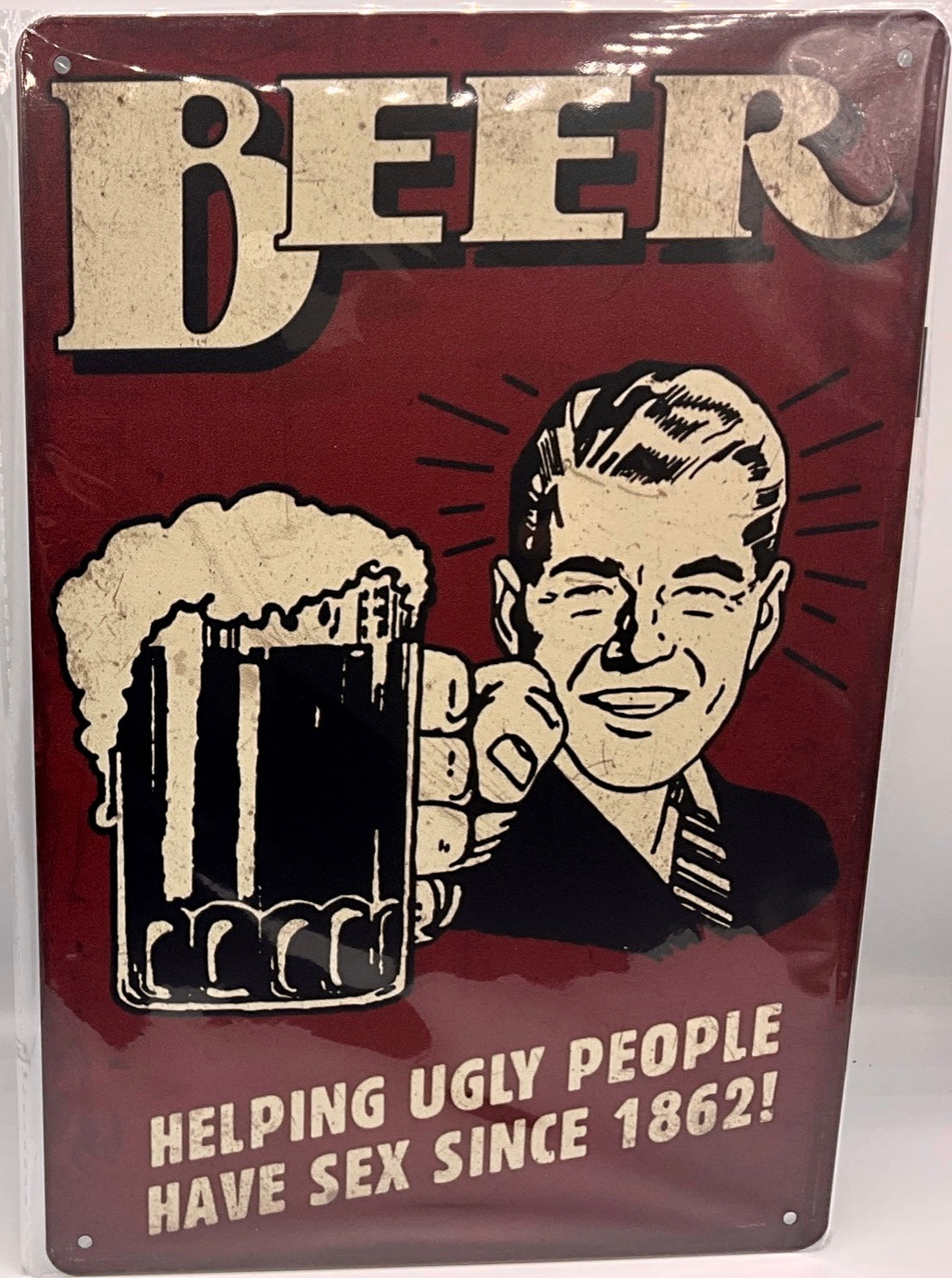 Metal sign