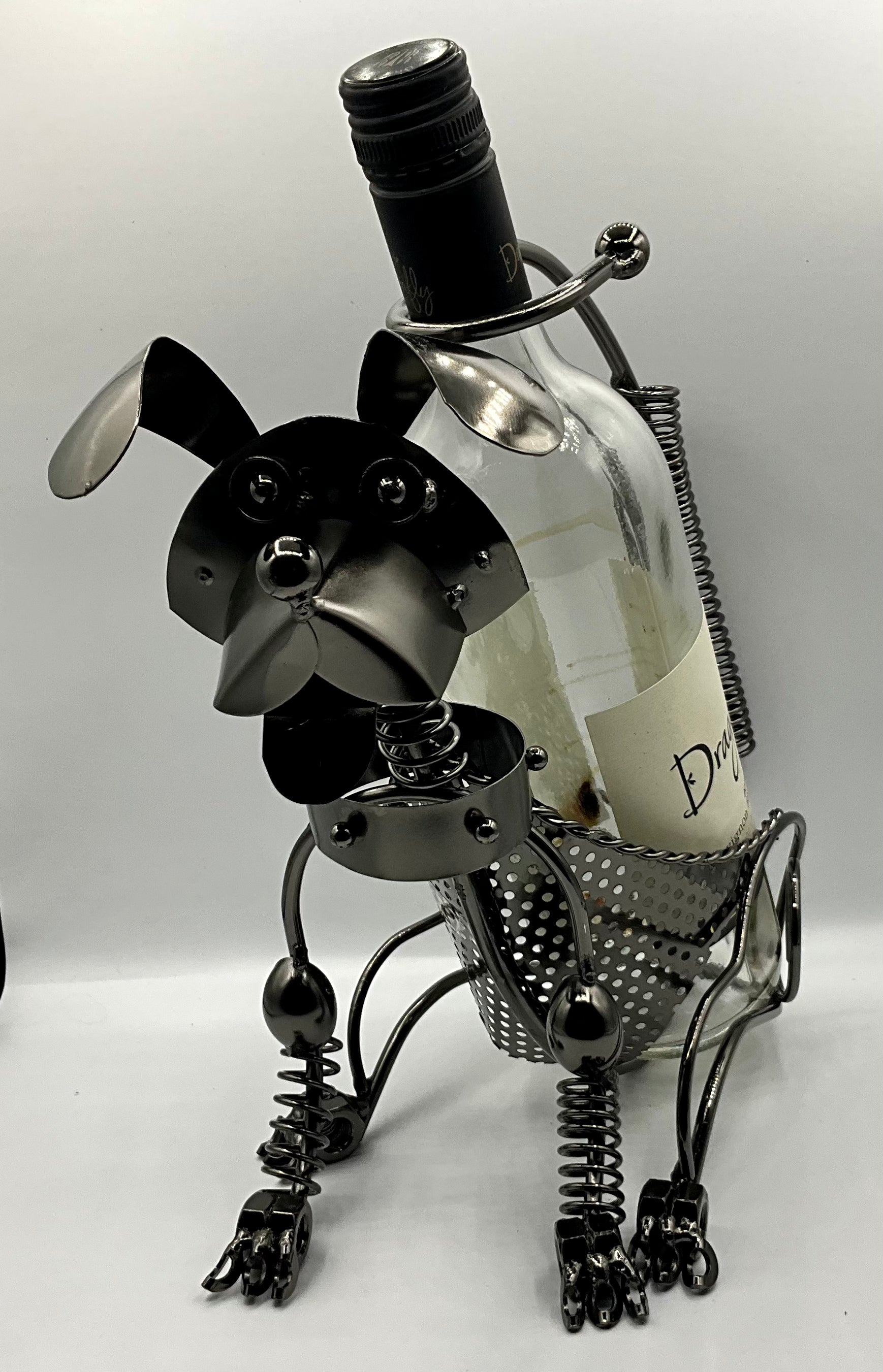 DOG WINE BOTTLE HOLDER